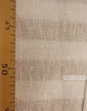 Linen fabric from Russia ''Strips ''