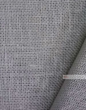 Linen fabric from Russia ''Light gray ''