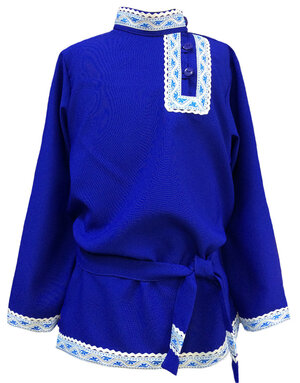 Chemise russe en coton Basil pour les garcons