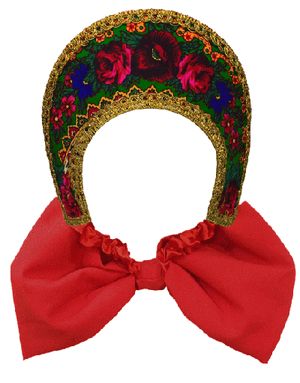 Russian dance costume ''Square dance'' with Kokoshnik