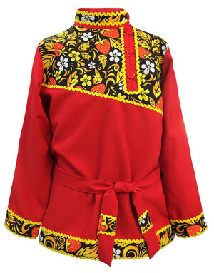 Russian shirt Khokhloma for boys
