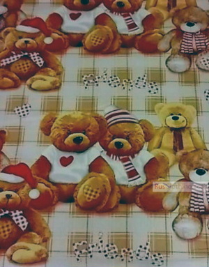 Nursery Fabric by the Yard ''Teddy Bear''