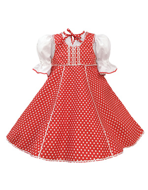 Russian dance costume ''Polinka'' polka dot