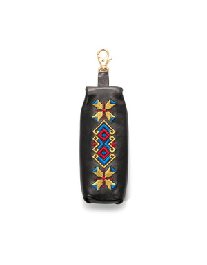 Embroidered Key Ring ''Geometry''}