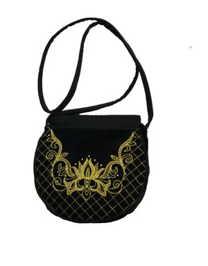 Small Black Evening Bag ''Sophie''}