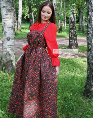 russian folk dress