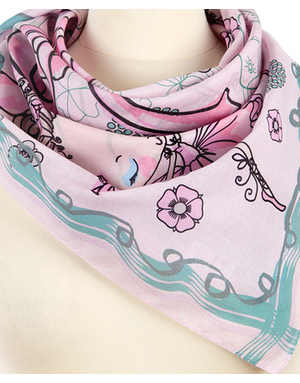 Cotton head scarf ''Ballerinas''