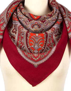 Wool shawl ''Oriental princess''