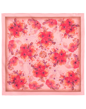 Cotton head scarf  ''Blooming Summer''