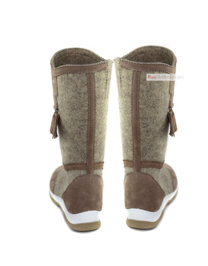 Winter felt boots