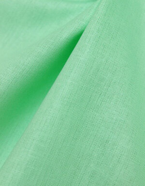 {[en]:Cotton fabric ''Bright Mint''}