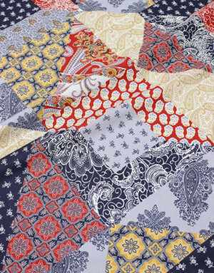 {[en]:Cotton percale fabric ''Saffron''}