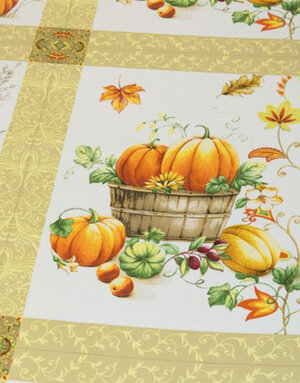 {[en]:Panama weave cotton ''Pumpkin''}