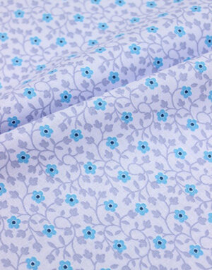 {[en]:Cotton fabric ''Light blue pansies''}