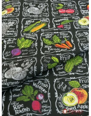 {[en]:Waffle fabric ''Fruits-vegetables''}