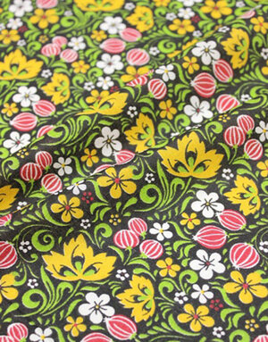 {[en]:Cotton chintz fabric ''Gooseberries''}