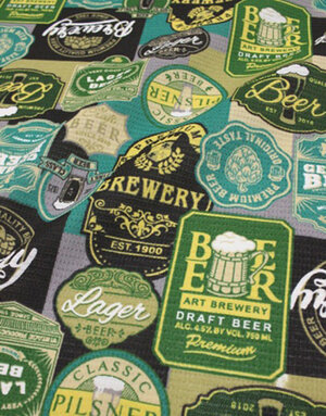 {[en]:Waffle fabric ''Gourmet''}