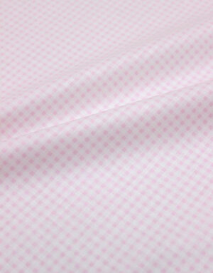 {[en]:Poplin cotton ''Pale pink checkwork''}