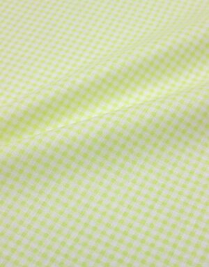 {[en]:Poplin cotton ''Green checkwork''}