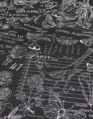 {[en]:Waffle cotton ''Flora & Fauna''}