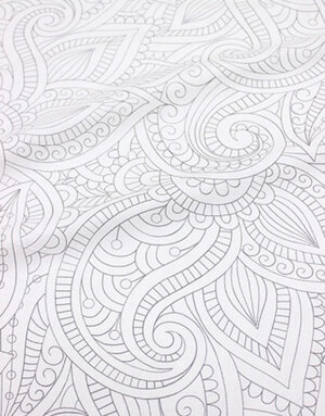 {[en]:Cotton fabric ''King of animals''}