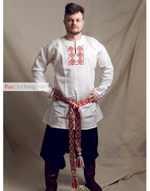 Russian shirt folk style