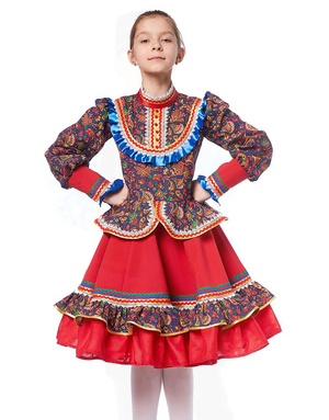Woman cossack costume