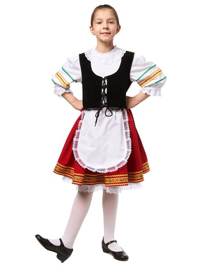 Bavarian folk costume girls