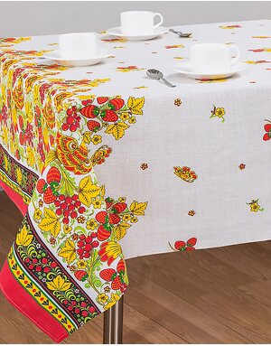 Vintage folklore table runner