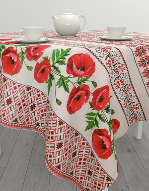 ukrainian folk tablecloth