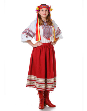 Ukrainian folk costume women