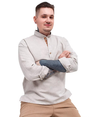 Slavic linen shirt