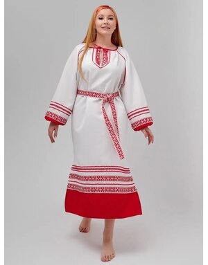 Slavic dress rubakha