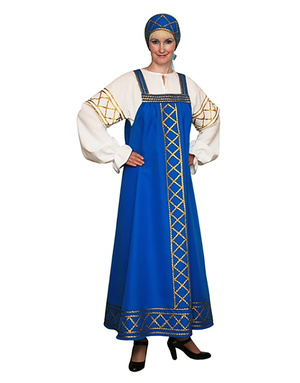 russian dress sarafan for stage