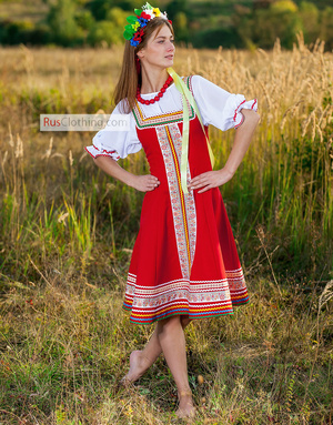 Russian fancy dress