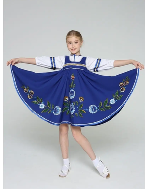 Russian dance costume ''Valenka''