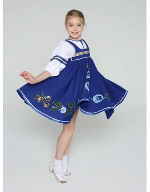 Russian dance costume girls