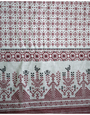 Russian textile ''Linen Embroidery''