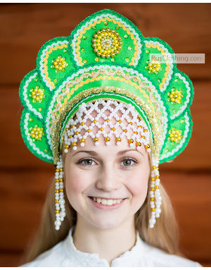 Beautiful kokoshnik