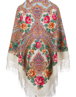 Wool shawl ''Magic Power of Love''