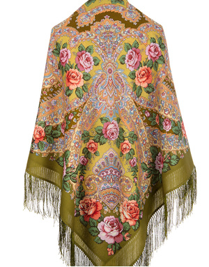 Wool shawl ''Magic Power of Love''