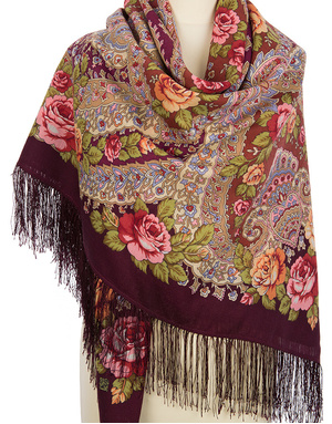 Wool shawl ''Magic Power of Love''