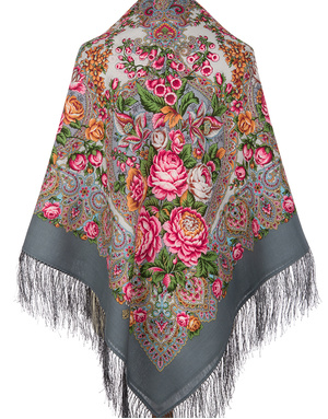 Wool shawl ''Honeynoon''