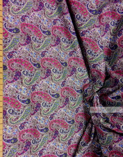 Paisley coton fabric by the yard ''Paisley''}
