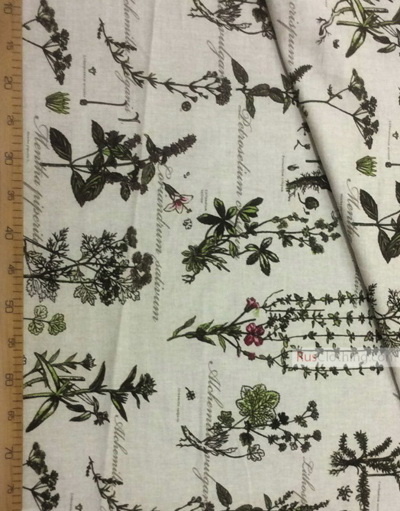 Linen fabric from Russia ''Botany ''