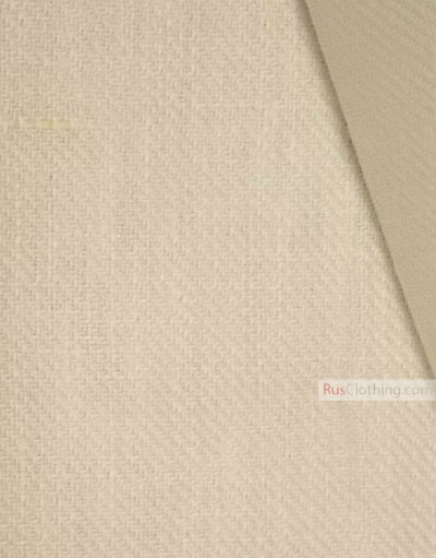 Linen fabric from Russia ''White Twill ''