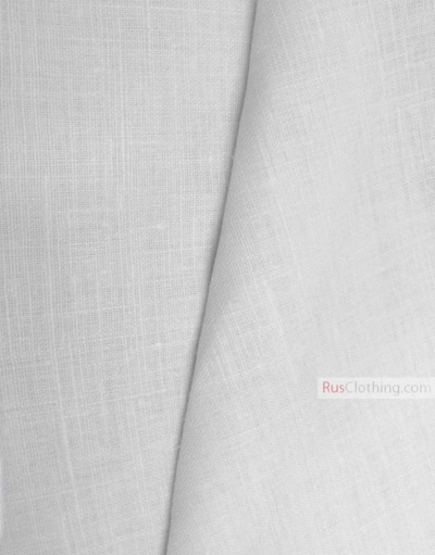 Linen fabric from Russia ''bleached, Cream ''