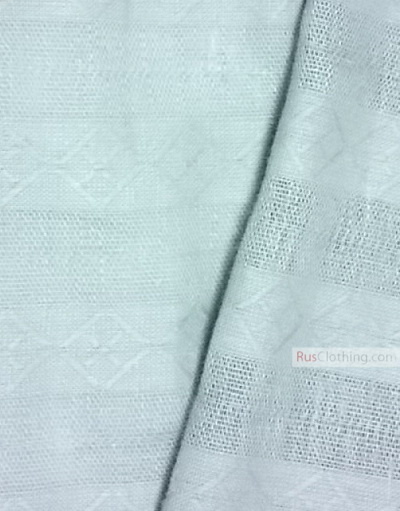 Linen fabric from Russia ''Rhombus and strips ''