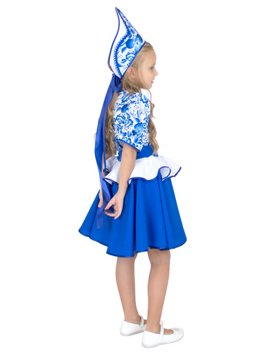 Russian Girl Gzhel Souvenir Costume