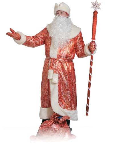 Costume russe 'Père Noël en rouge